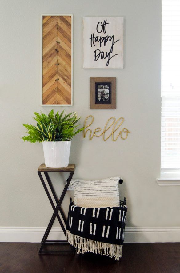 Decorating a Blank Wall Tips and Tricks by Lindi Haws of Love The Day