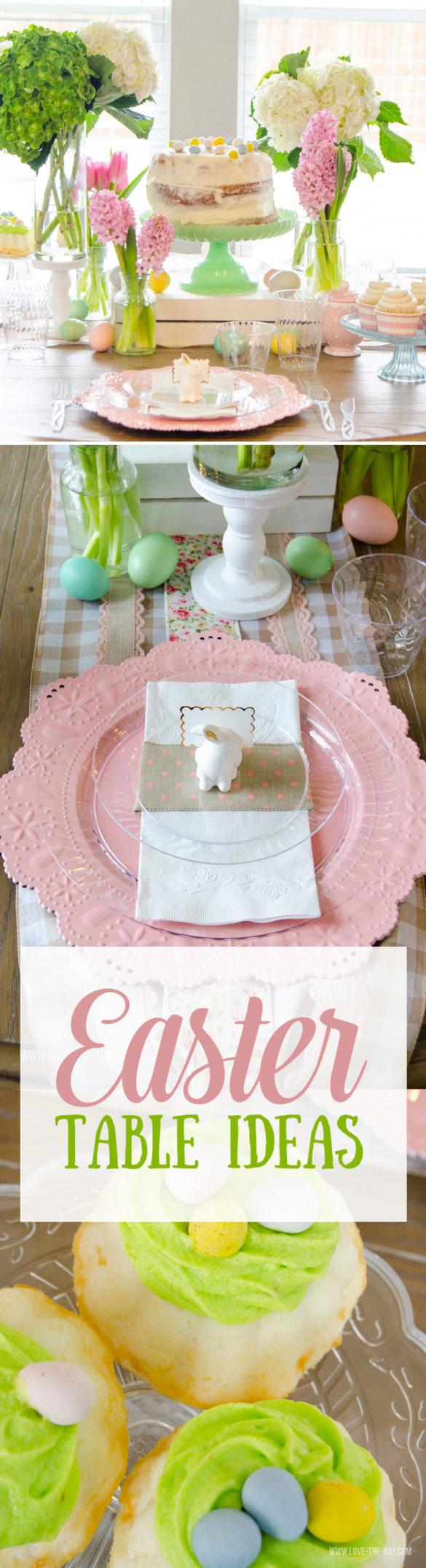 Easy Easter Table Decorating Ideas by Lindi Haws of Love The Day