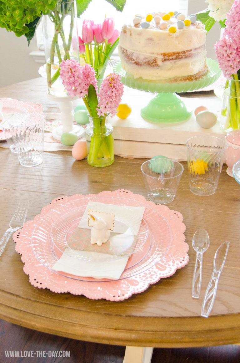 Easy Easter Table Decorating Ideas by Lindi Haws of Love The Day