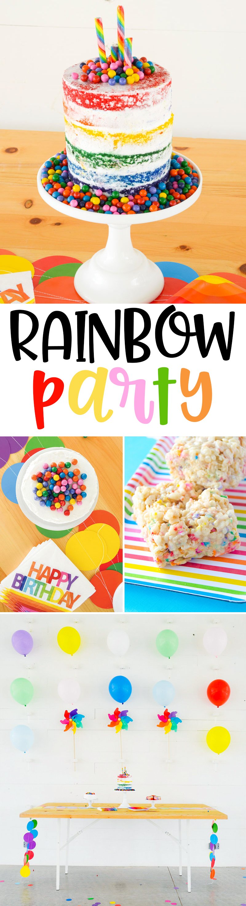KIDS PARTIES: Rainbow Theme by Lindi Haws of Love The Day