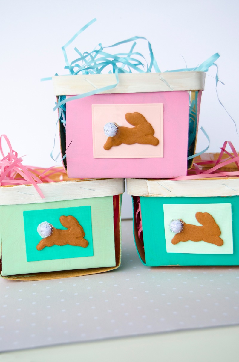 Wooden Berry Box Easter Basket by Lindi Haws