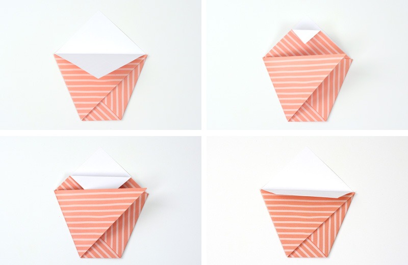 DIY Origami Flower Pot by Amy Robison Design on Love the Day