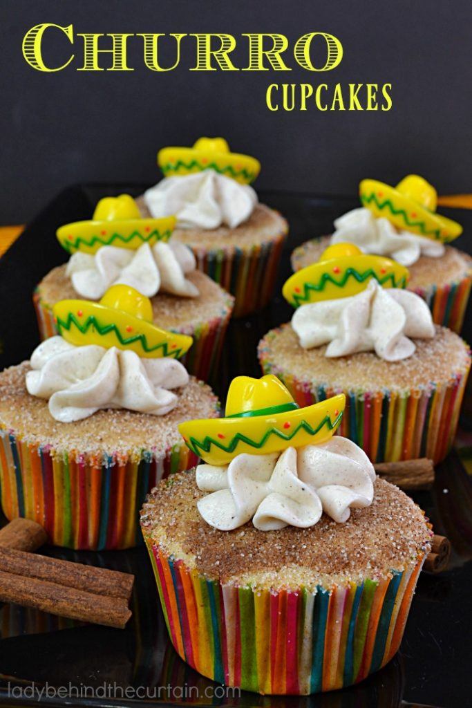 Churro Cupcakes