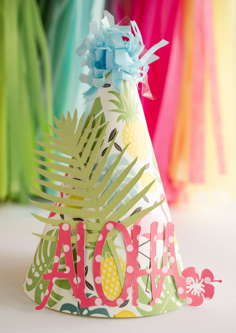 Tropical party hats