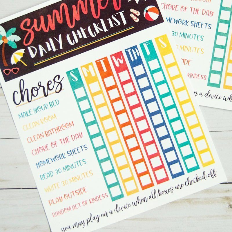 Kids Charts & Lists - Love The Day