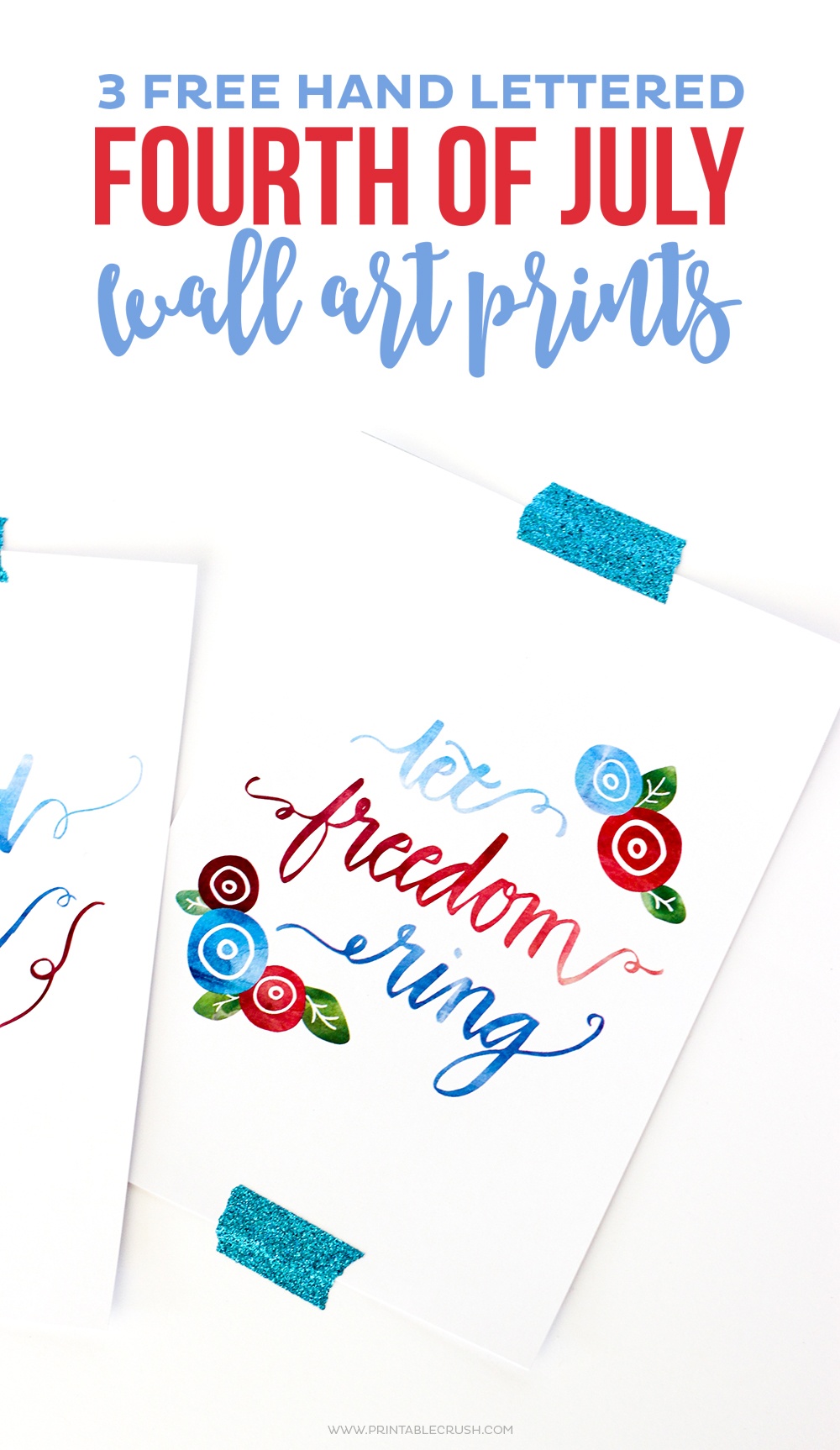 15 Free Printable 4th of July Decorations on Love the Day