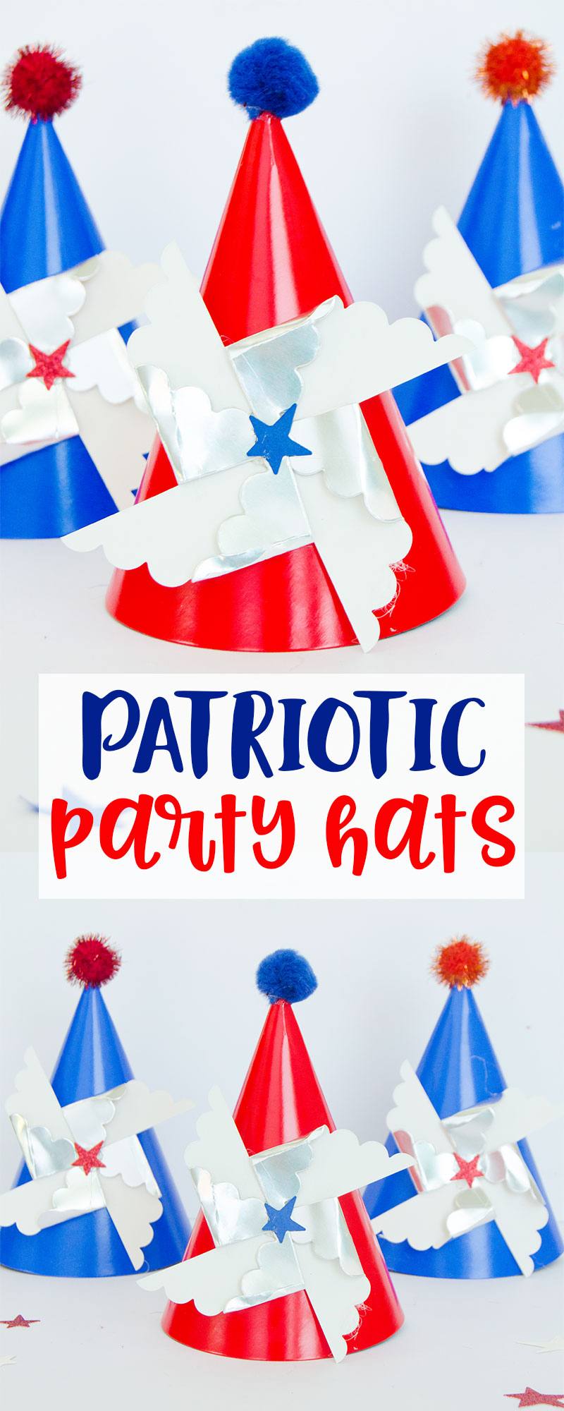 America Themed Party Ideas:: Party Hats by Lindi Haws of Love The Day