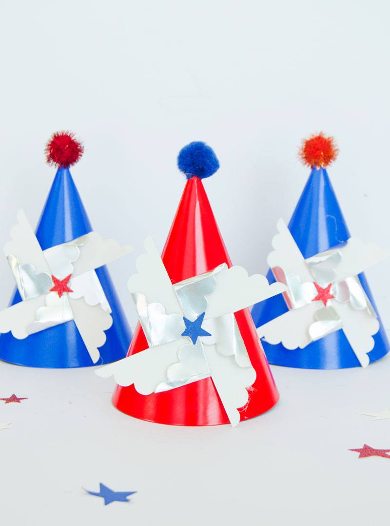 America themed party ideas:: party hats