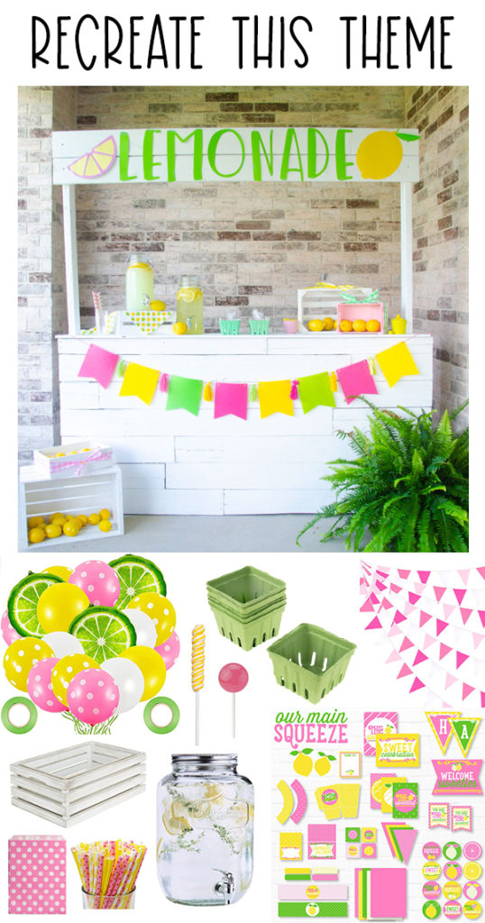 Pink Lemonade Party Decorations by Lindi Haws of Love The Day