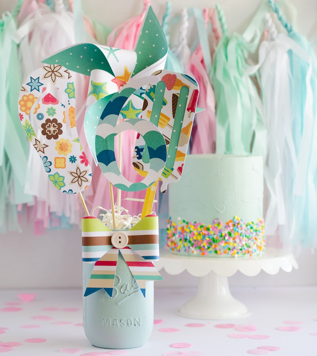 Easy DIY Party Centerpiece by Fawn on Love the Day
