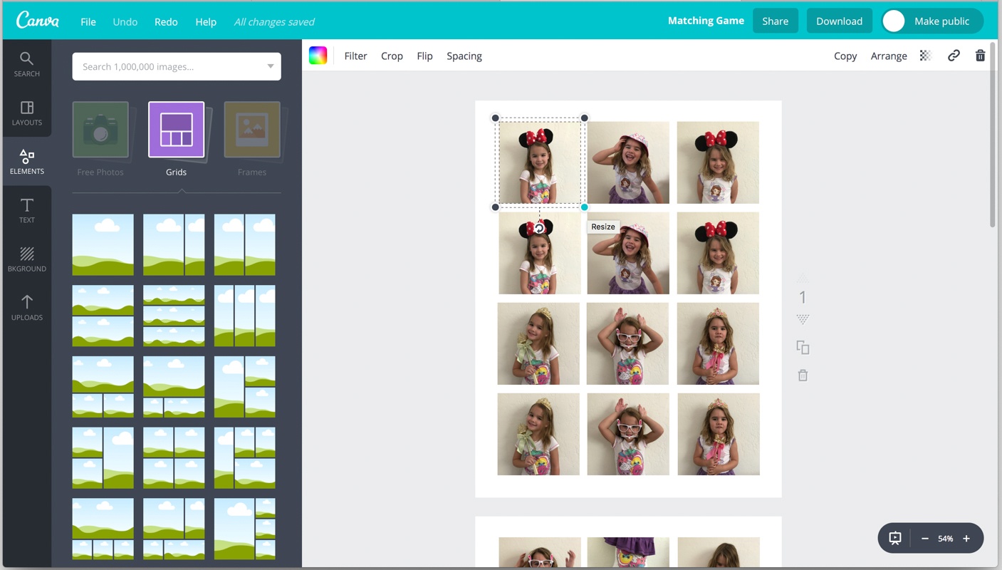 Summer Craft Ideas :: DIY Photo Memory Game by Partyography on Love the Day
