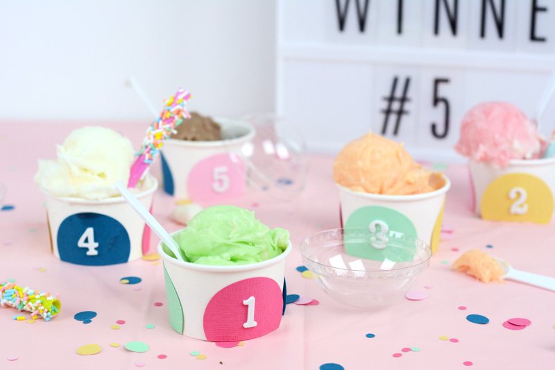 Summer bbq party ideas :: ice cream contest
