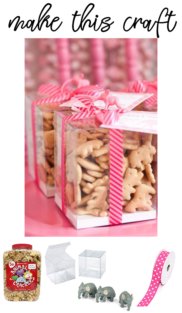 Animal cracker baby shower hot sale favors