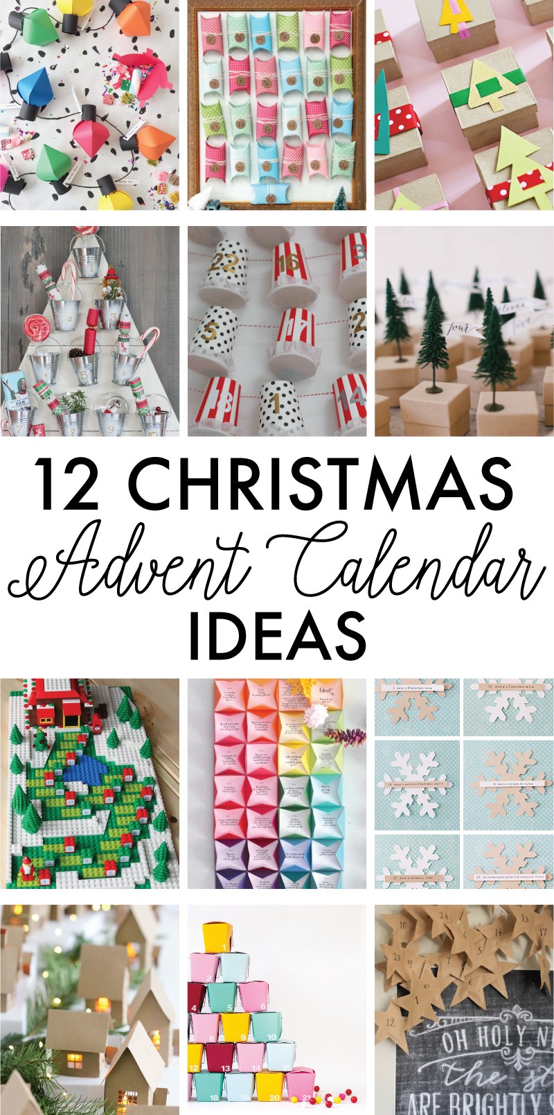12 Christmas Advent Calendar Ideas on Love the Day