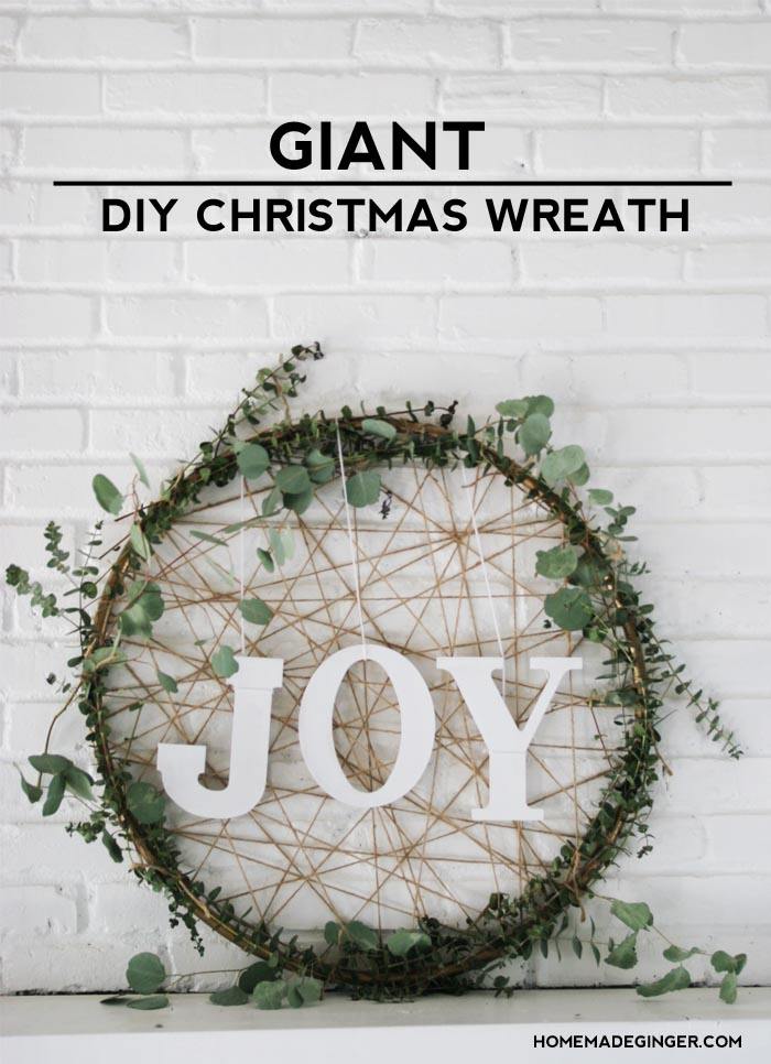12 DIY Christmas Wreath Ideas on Love the Day