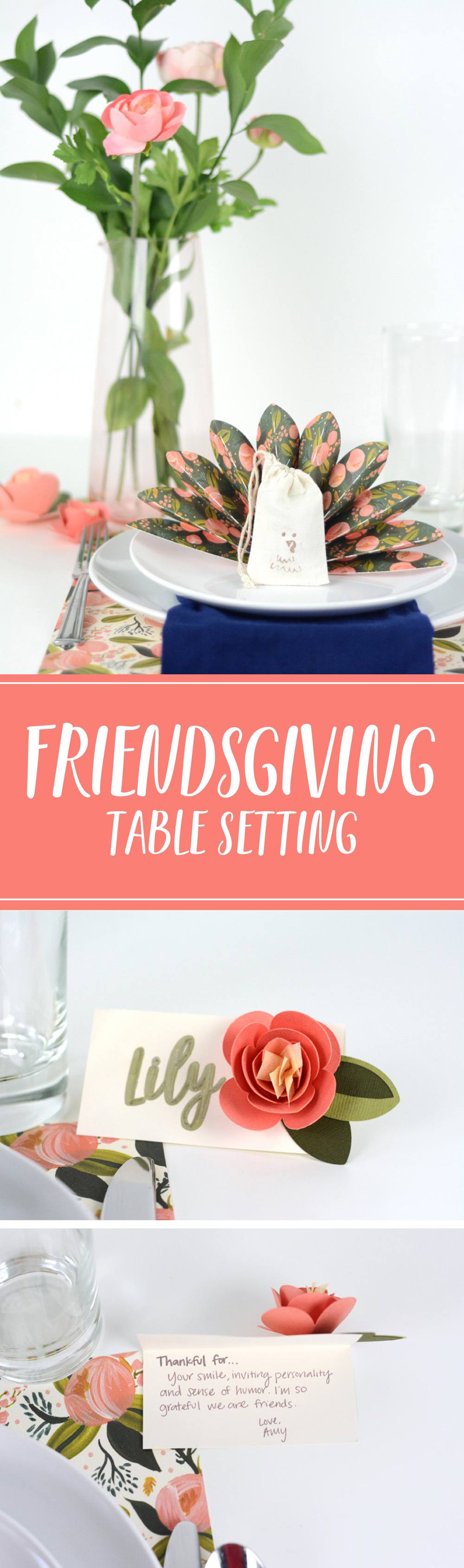 Get ready to celebrate Thanksgiving with friends and family and dress up your table with a gorgeous DIY Thanksgiving Place Setting!
