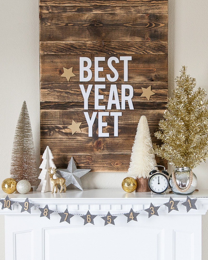 New Year's Eve Mantel by Destro Photography on Love the Day