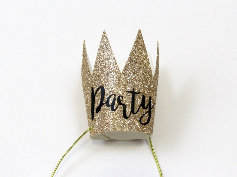 DIY Party Crowns - New Year's Inspiration by Polka Dotted Blue Jay on Love the Day