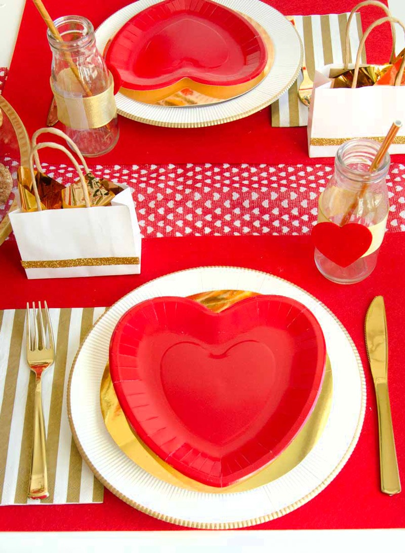 Red & Gold Valentine's Day Ideas by Lindi Haws of Love The Day