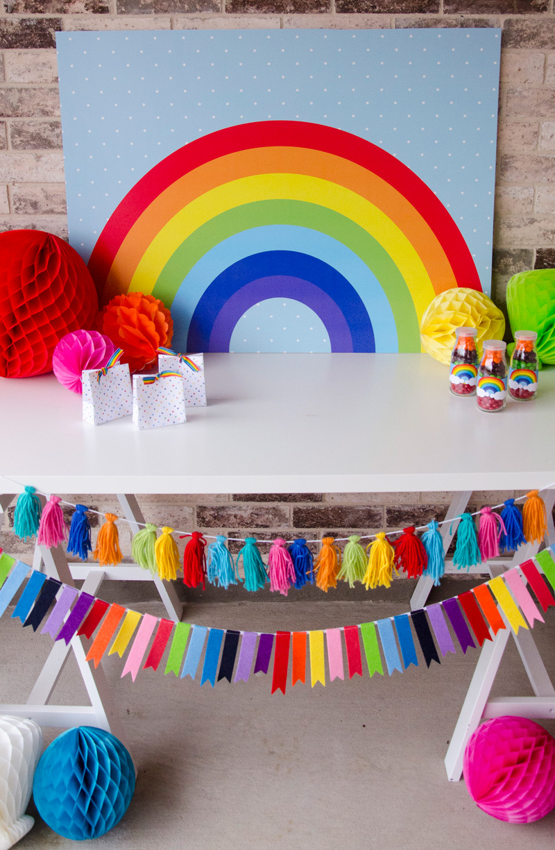 Rainbow Backdrop by Lindi Haws of Love The Day