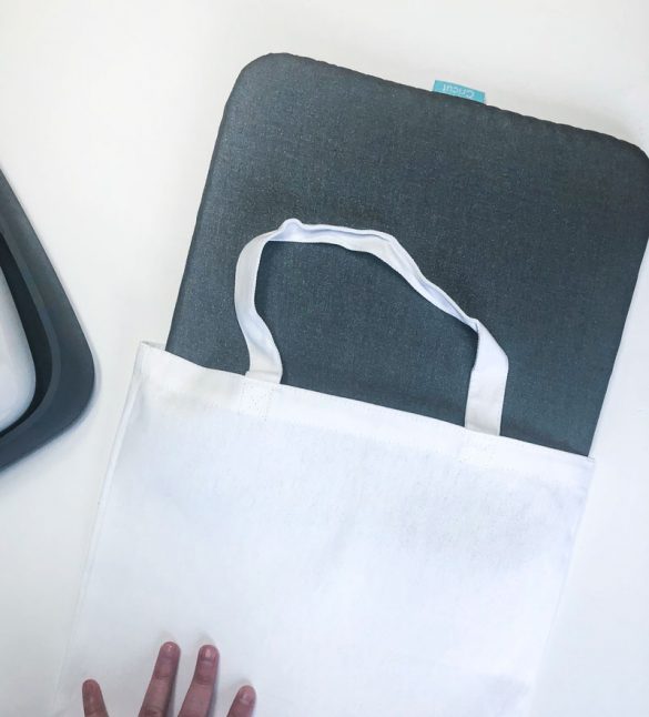 DIY Teacher Tote Bag with Cricut IronOn Designs by Lindi Haws of Love