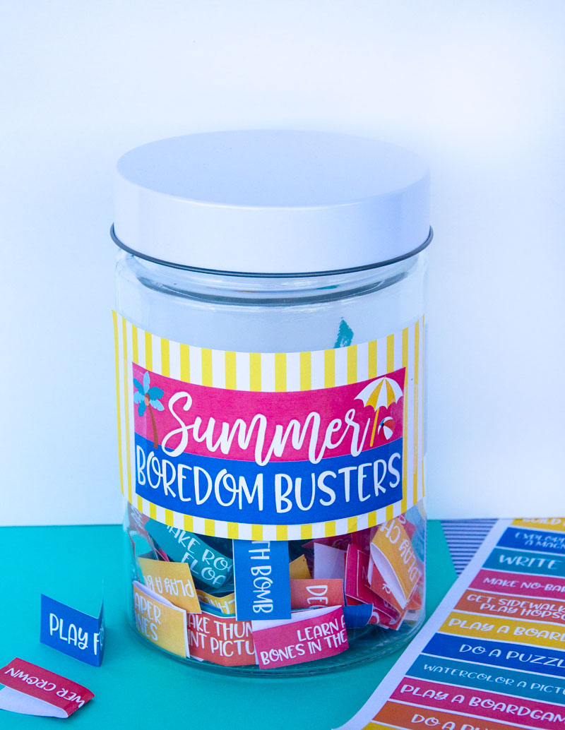 Summer Boredom Buster Ideas & FREE PRINTABLE by Lindi Haws of Love The Day