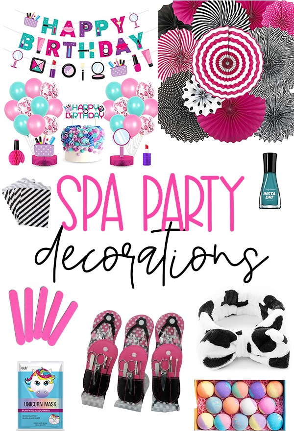 Spa Party Decorations on Love The Day