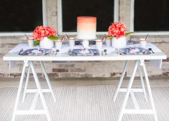 Martha Stewart Blue & Coral Indigo Party by Lindi Haws of Love The Day