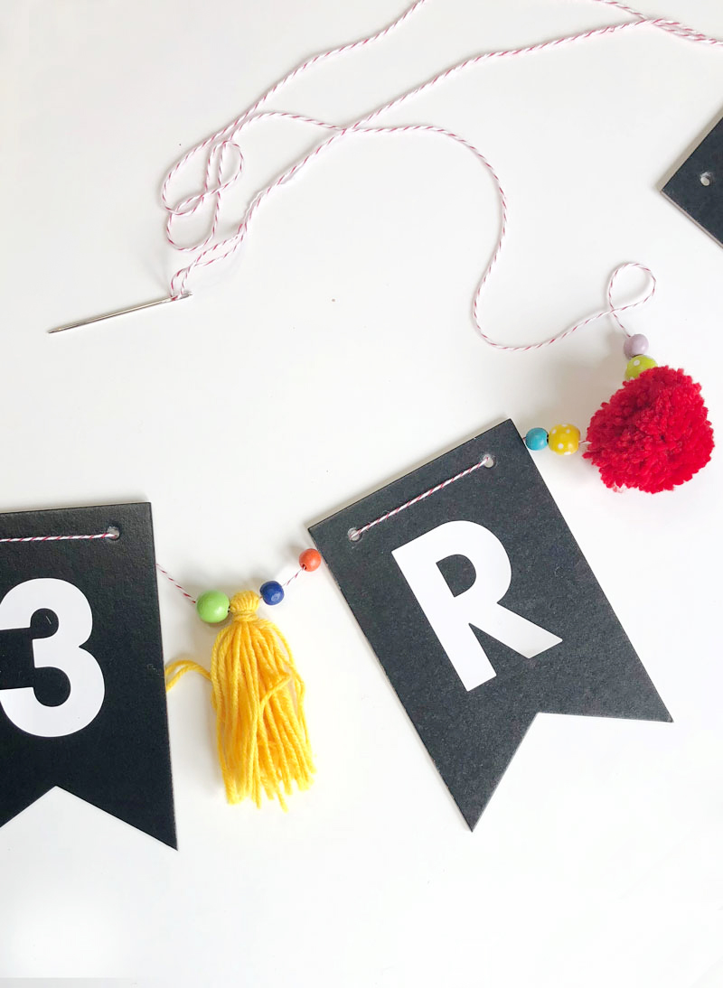 Back To School Grade Banner Tutorial by Lindi Haws of Love The Day