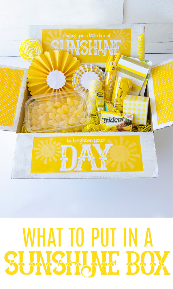 What to put in a Sunshine Box by Lindi Haws of Love The Day