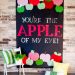 Apple Teacher Door Ideas with Cricut by Lindi Haws of Love The Day