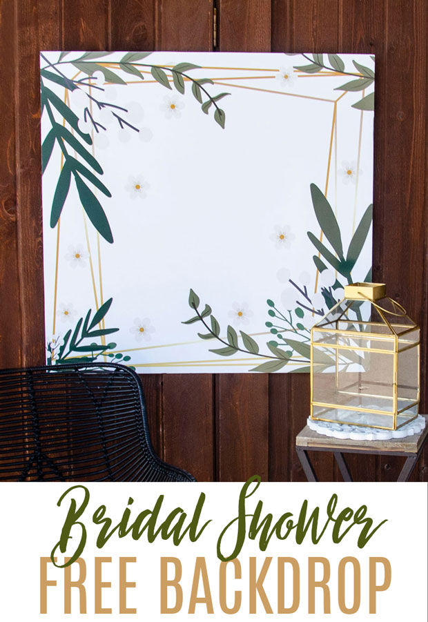 FREE Bridal Shower Backdrop by Lindi Haws of Love The Day