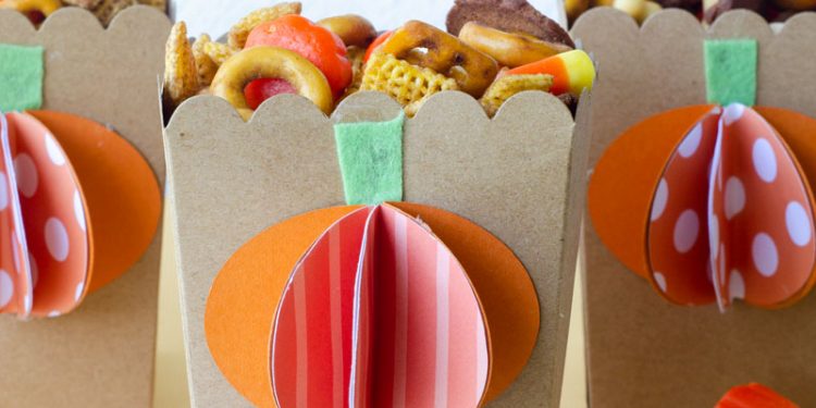 Pumpkin Party Favors with Cricut
