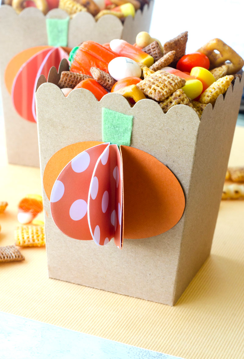 Pumpkin Party Favors with Cricut by Lindi Haws of Love The Day