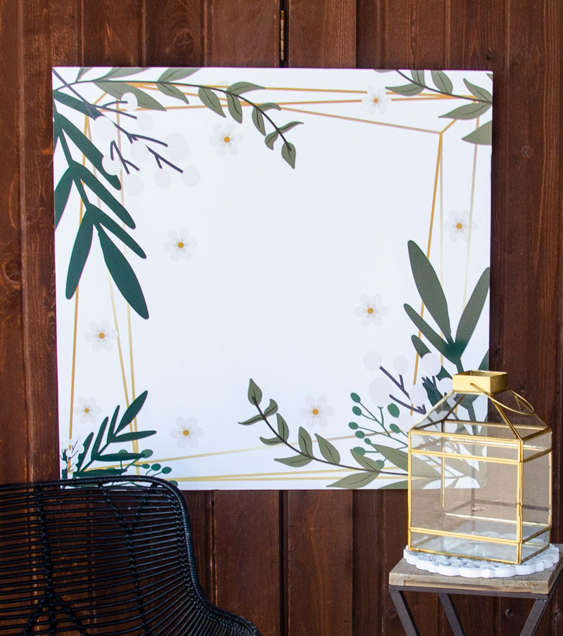FREE Bridal Shower Backdrop by Lindi Haws of Love The Day