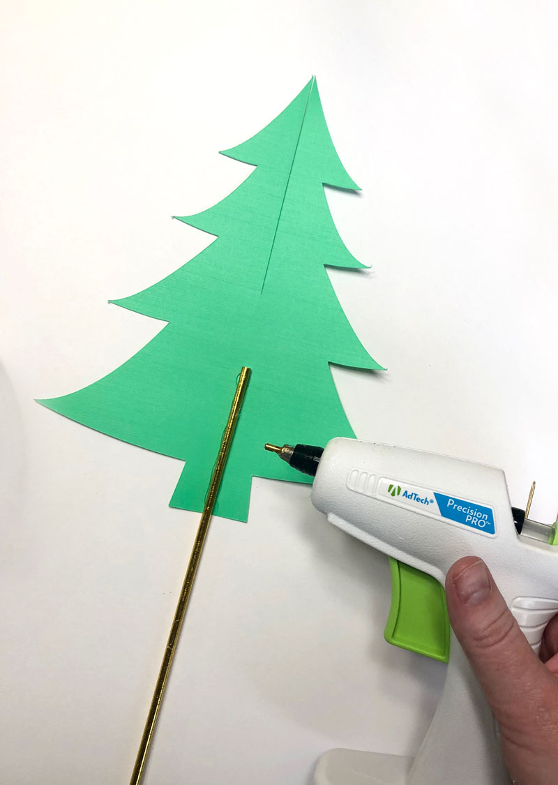 Paper Christmas Tree Tutorial by Lindi Haws of Love The Day