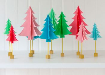 Paper Christmas Tree Tutorial by Lindi Haws of Love The Day