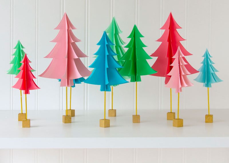 Paper Christmas Tree Tutorial by Lindi Haws of Love The Day