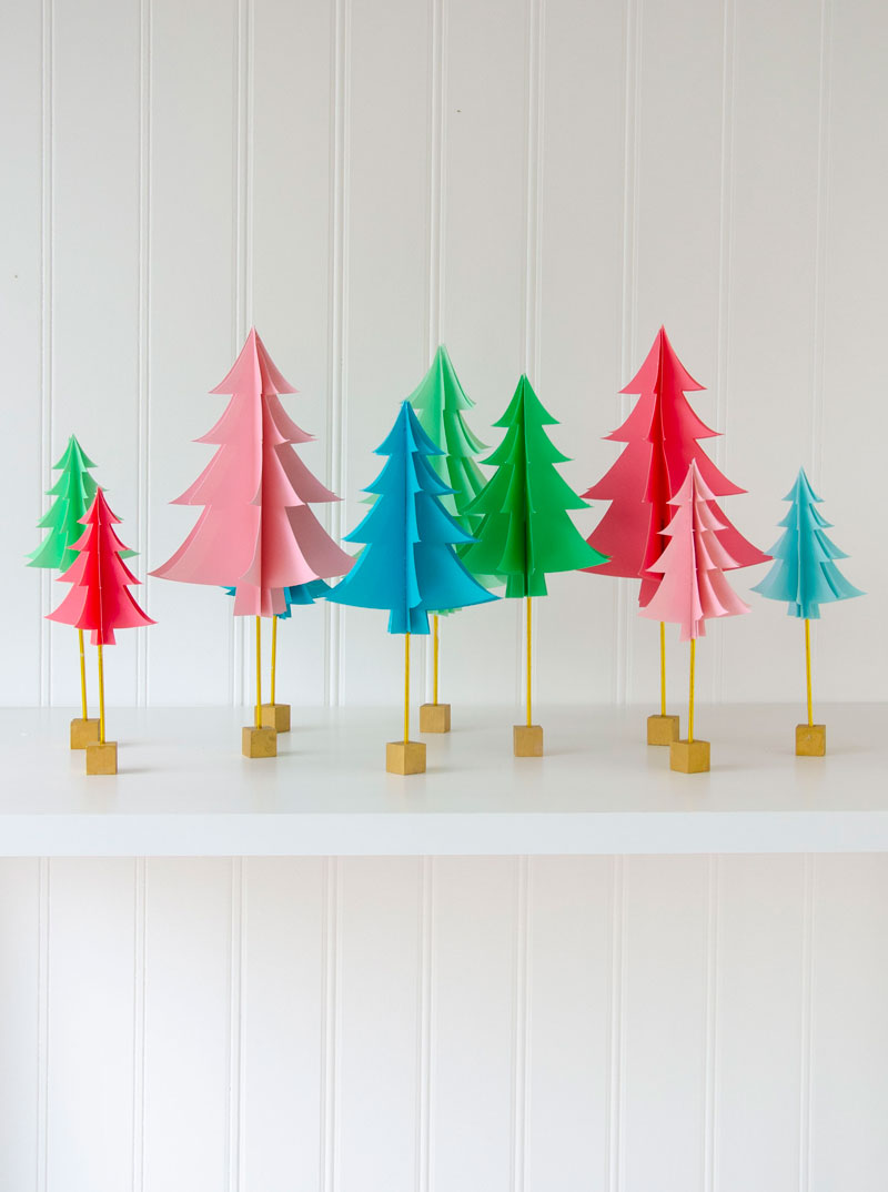 Paper Christmas Tree Tutorial