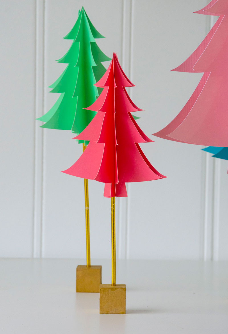 Paper Christmas Tree Tutorial by Lindi Haws of Love The Day