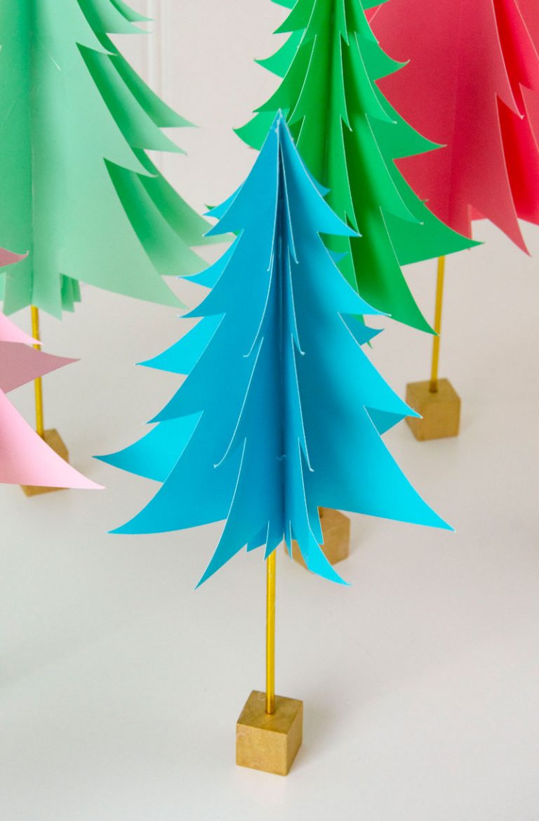 Paper Christmas Tree Tutorial by Lindi Haws of Love The Day