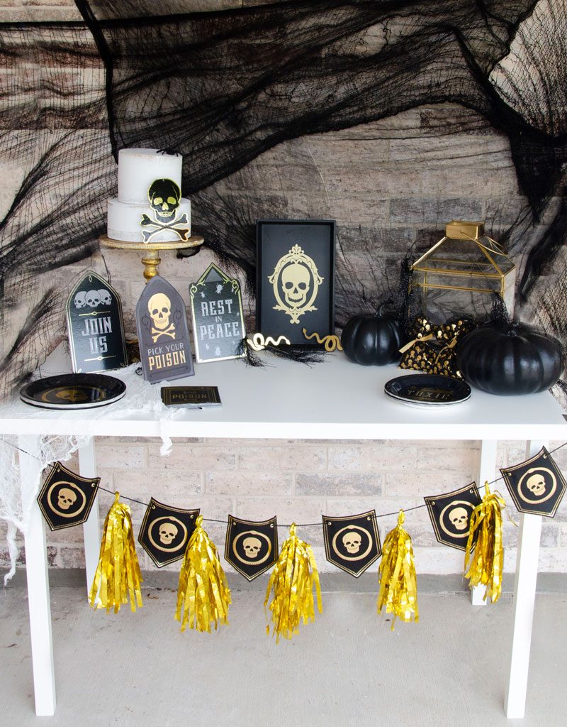 Skeleton Party Ideas by Lindi Haws of Love The Day