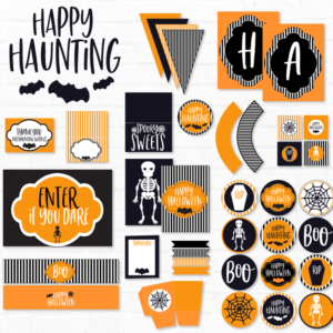 Traditional Halloween Party Printable by Lindi Haws of Love The Day