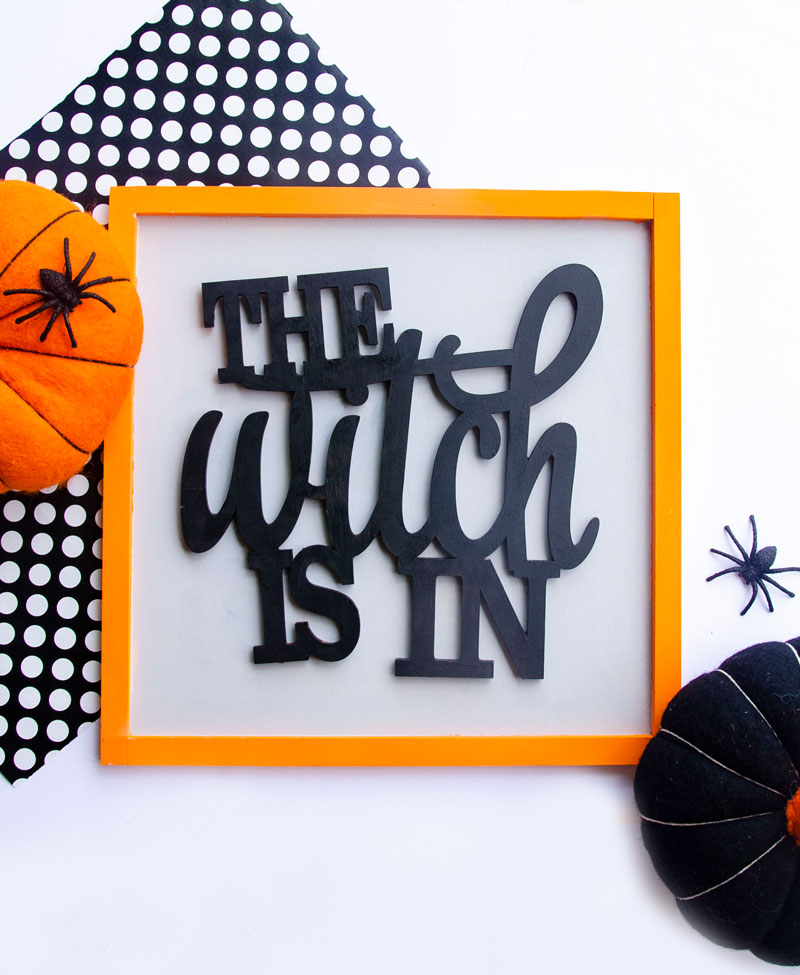 How To Make A Halloween Sign by Lindi Haws of Love The Day