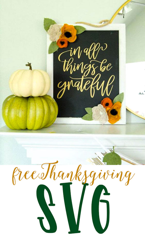 DIY Thanksgiving Signs & FREE SVG by Lindi Haws of Love The Day