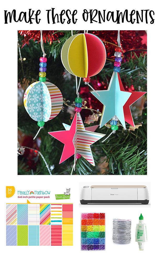 DIY Rainbow Paper Ornaments on Love The Day