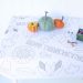 Thanksgiving coloring tablecloth