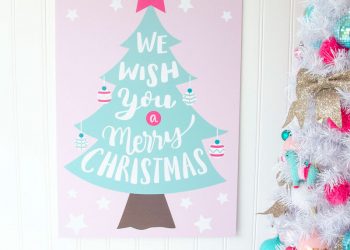 Merry Christmas Backdrop by Lindi Haws of Love The Day #christmas #backdrop
