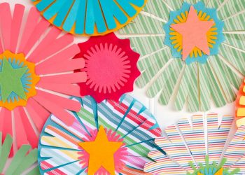 DIY Party Paper Fans with Cricut by Lindi Haws of Love The Day