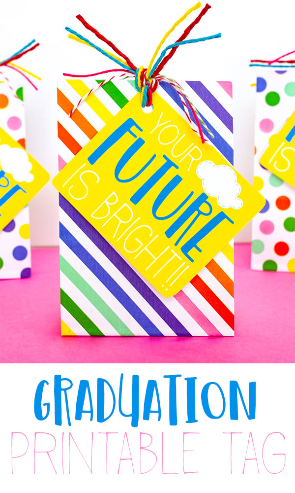 graduation printable gift tag by lindi haws of love the day